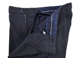 Luigi Bianchi Suit 39/40R, Washed navy plaid Rolling 3-button Cotton blend