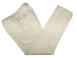 Luigi Bianchi Suit 43/44L, Light stone beige Rolling 3-button Linen/Cotton