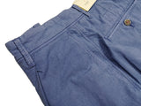 LBM 1911 Trousers 36 Medium blue Pleated front Tailored fit Cotton blend