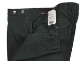 LBM 1911 Trousers 35/36, Hunter green Pleated front Slim fit Cotton/Elastane