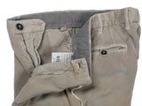 LBM 1911 Trousers 34, Beige pinwale cord Flat front Tailored fit Cotton/Elastane