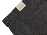 LBM 1911 Trousers 35/36, Charcoal fancy pattern Pleated front Slim fit Wool/Cotton