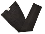 LBM 1911 Trousers 36, Dark brown beige/forest weave Flat front Tailored fit Cotton/Wool