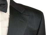 LBM 1911 Luigi Bianchi Tuxedo, Midnight windowpane 1-button Reda wool