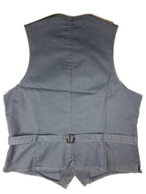 LBM 1911 Vest Large/52, Soft blue Linen/Cotton