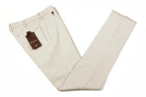 FINAL SALE PT01 Trousers: 36, Washed beige, flat front, cotton/elastan