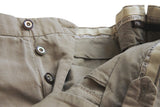 FINAL SALE PT01 Trousers: 31/32, Beige, flat front, cotton/elastane