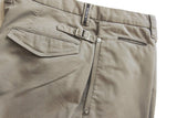 FINAL SALE PT01 Trousers: 35/36, Beige, flat front, cotton/elastane