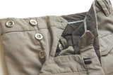 FINAL SALE PT01 Trousers: 33/34, Beige, flat front, cotton/elastane