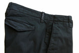 FINAL SALE PT01 Trousers: 36/37, Solid black, flat front, cotton/elastane