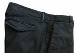 FINAL SALE PT01 Trousers: 28/29, Solid black, flat front, cotton/elastane