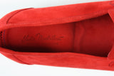 Sutor Mantellassi Shoes SALE! Soft red unlined suede loafers
