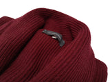 The Wardrobe Sweater Bordeaux Shawl collar cardigan Pure camelhair