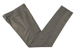 The Wardrobe Trousers: Light Charcoal Flat front VBC Wool Doeskin Flannel