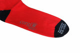 The Wardrobe Corgi Socks Red Navy Heel cotton blend M