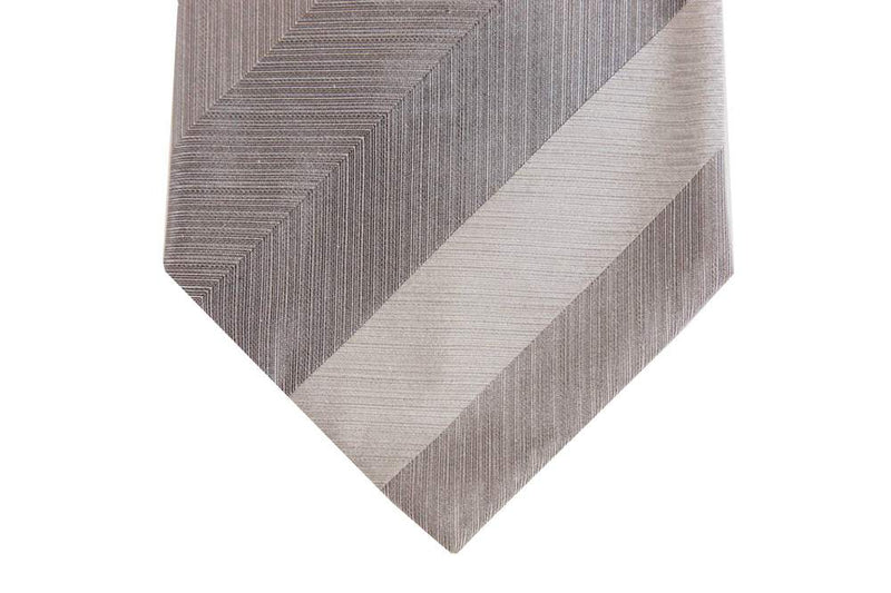 Louis Vuitton Tie Light Pale Grey Striped Tie – eHABERDASHER