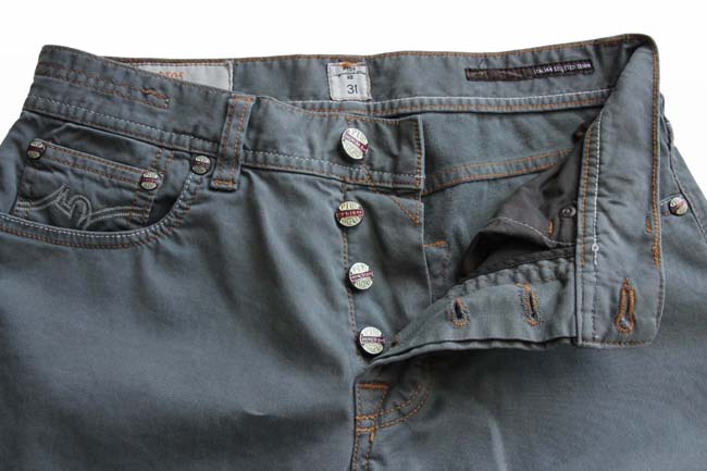 PT05 Jeans: 37, grey, 5-pocket, cotton/elastane