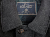 Marks & Spencer British Car Coat L Charcoal Grey Wool/Lambswool