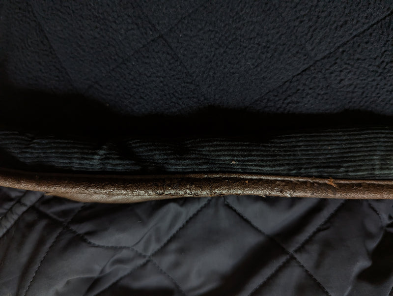 Barbour Jacket XL Midnight Blue Powell Padded Quilt Polyester