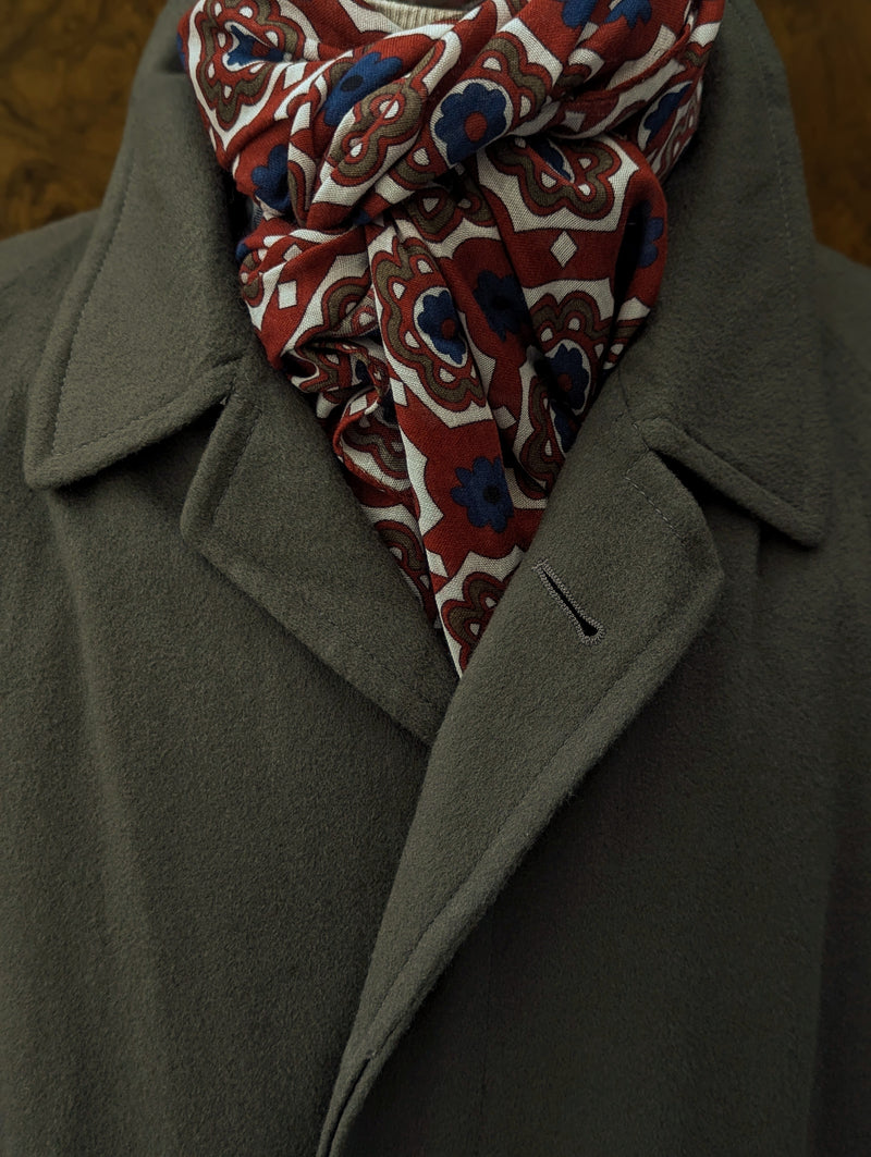 Battisti Scarf Brick Red Modal/Cashmere whisper