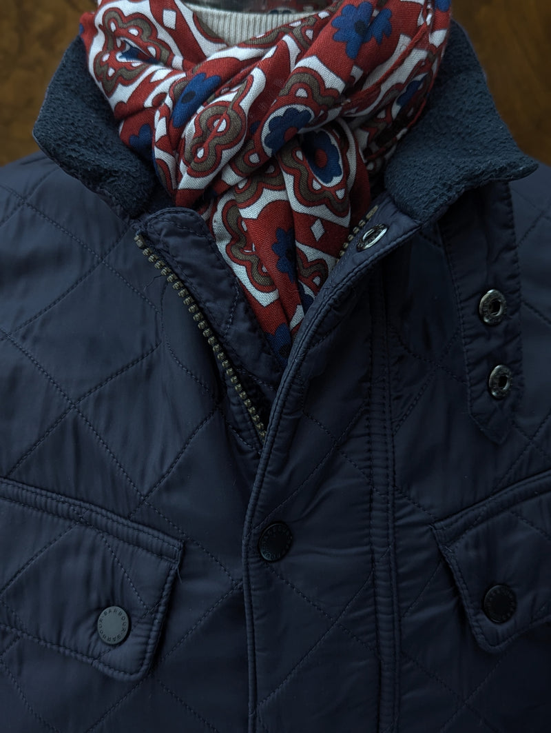 Battisti Scarf Brick Red Modal/Cashmere whisper
