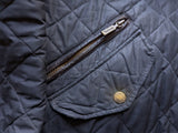 Barbour Jacket M/L Dull Midnight Blue Chelsea Padded Quilt Polyester