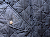 Barbour Jacket M/L Dull Midnight Blue Chelsea Padded Quilt Polyester