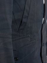 Peuterey Down Coat M Faded Navy Cotton Blend