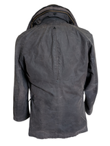 Barbour Raglan Jacket M Greyish Brown Waxed Cotton