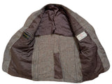 Vintage Harris Tweed Sport Coat 40R Light Brown 2-button Wool