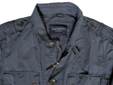 Hackett Field Jacket L/XL Washed Navy Blue Cotton