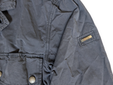 Hackett Field Jacket L/XL Washed Navy Blue Cotton