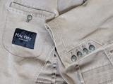 Hackett Field Jacket S Dark Stone Cotton Stretch