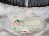 Vintage Spelana Norwegian Sweater Jacket M Natural Grey Full Zip Cardigan Pure Spelsau Wool Rare