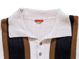 Barena Venezia Sweater S/48 Bone Navy/Brown Wool