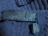 Polo Ralph Lauren Shawl Collared Sweater Mid Blue L Wool/Angora