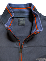 Hackett Aston Martin Full Zip Sweatshirt/Jacket S Navy Blue Cotton