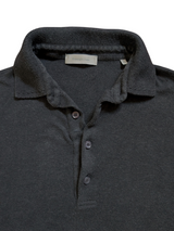 Zegna Polo Shirt S/48 Charcoal Cotton