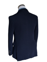 Brooks Brothers Jersey Sport Coat 38R (40R Slim) Navy Wool Knit