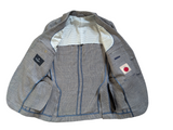 Hackett Marling & Evans 36R Blue Plaid Wool/Linen