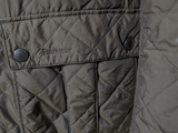 Barbour Jacket XL Olive Brown Ariel Quilted Polyester Gore-Tex