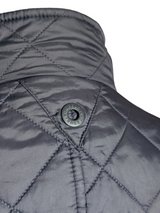Barbour Jacket S/M Navy Blue Ebel Padded Quilt Polyamide