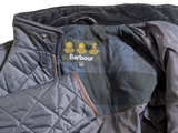 Barbour Jacket S/M Navy Blue Ebel Padded Quilt Polyamide