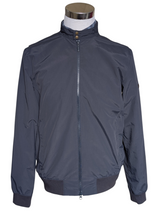 Barbour Jacket M Navy Blue Runnel Waterproof Polyamide