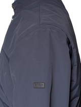 Barbour Jacket M Navy Blue Runnel Waterproof Polyamide