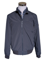 Barbour Jacket M Navy Blue Runnel Waterproof Polyamide