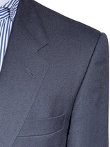 Vintage Marks & Spencer St Michael Blazer 40R Navy 2-button Wool