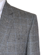 TM Lewin Lovat Sport Coat 41/42R Grey Plaid Wool