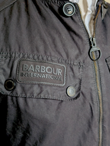 Barbour Bomber Jacket S Black Sprocket Waxed Cotton