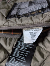 Barbour Jacket M Olive Green Sapper Waxed Cotton